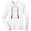 1-DAY RUSH NO MINIMUM Ladies Long Sleeve Crew Neck T-Shirt Thumbnail