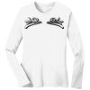1-DAY RUSH NO MINIMUM Ladies Long Sleeve Crew Neck T-Shirt Thumbnail