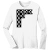 1-DAY RUSH NO MINIMUM Ladies Long Sleeve Crew Neck T-Shirt Thumbnail