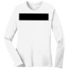 1-DAY RUSH NO MINIMUM Ladies Long Sleeve Crew Neck T-Shirt Thumbnail