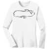 1-DAY RUSH NO MINIMUM Ladies Long Sleeve Crew Neck T-Shirt Thumbnail