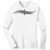 1-DAY RUSH NO MINIMUM Ladies Long Sleeve Crew Neck T-Shirt Thumbnail