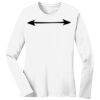 1-DAY RUSH NO MINIMUM Ladies Long Sleeve Crew Neck T-Shirt Thumbnail