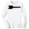 1-DAY RUSH NO MINIMUM Ladies Long Sleeve Crew Neck T-Shirt Thumbnail