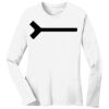 1-DAY RUSH NO MINIMUM Ladies Long Sleeve Crew Neck T-Shirt Thumbnail