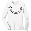 1-DAY RUSH NO MINIMUM Ladies Long Sleeve Crew Neck T-Shirt Thumbnail