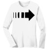 1-DAY RUSH NO MINIMUM Ladies Long Sleeve Crew Neck T-Shirt Thumbnail