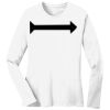 1-DAY RUSH NO MINIMUM Ladies Long Sleeve Crew Neck T-Shirt Thumbnail