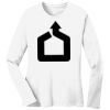 1-DAY RUSH NO MINIMUM Ladies Long Sleeve Crew Neck T-Shirt Thumbnail