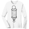 1-DAY RUSH NO MINIMUM Ladies Long Sleeve Crew Neck T-Shirt Thumbnail