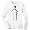 1-DAY RUSH NO MINIMUM Ladies Long Sleeve Crew Neck T-Shirt Thumbnail