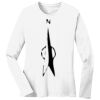 1-DAY RUSH NO MINIMUM Ladies Long Sleeve Crew Neck T-Shirt Thumbnail