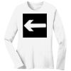 1-DAY RUSH NO MINIMUM Ladies Long Sleeve Crew Neck T-Shirt Thumbnail