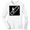 1-DAY RUSH NO MINIMUM Ladies Long Sleeve Crew Neck T-Shirt Thumbnail