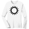1-DAY RUSH NO MINIMUM Ladies Long Sleeve Crew Neck T-Shirt Thumbnail