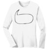 1-DAY RUSH NO MINIMUM Ladies Long Sleeve Crew Neck T-Shirt Thumbnail