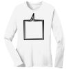 1-DAY RUSH NO MINIMUM Ladies Long Sleeve Crew Neck T-Shirt Thumbnail