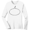 1-DAY RUSH NO MINIMUM Ladies Long Sleeve Crew Neck T-Shirt Thumbnail