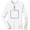 1-DAY RUSH NO MINIMUM Ladies Long Sleeve Crew Neck T-Shirt Thumbnail