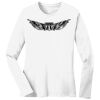 1-DAY RUSH NO MINIMUM Ladies Long Sleeve Crew Neck T-Shirt Thumbnail