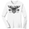 1-DAY RUSH NO MINIMUM Ladies Long Sleeve Crew Neck T-Shirt Thumbnail