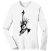 1-DAY RUSH NO MINIMUM Ladies Long Sleeve Crew Neck T-Shirt Thumbnail