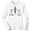 1-DAY RUSH NO MINIMUM Ladies Long Sleeve Crew Neck T-Shirt Thumbnail