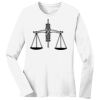1-DAY RUSH NO MINIMUM Ladies Long Sleeve Crew Neck T-Shirt Thumbnail