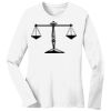 1-DAY RUSH NO MINIMUM Ladies Long Sleeve Crew Neck T-Shirt Thumbnail