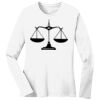 1-DAY RUSH NO MINIMUM Ladies Long Sleeve Crew Neck T-Shirt Thumbnail
