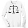 1-DAY RUSH NO MINIMUM Ladies Long Sleeve Crew Neck T-Shirt Thumbnail