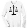 1-DAY RUSH NO MINIMUM Ladies Long Sleeve Crew Neck T-Shirt Thumbnail