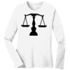 1-DAY RUSH NO MINIMUM Ladies Long Sleeve Crew Neck T-Shirt Thumbnail