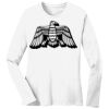 1-DAY RUSH NO MINIMUM Ladies Long Sleeve Crew Neck T-Shirt Thumbnail