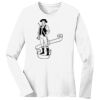 1-DAY RUSH NO MINIMUM Ladies Long Sleeve Crew Neck T-Shirt Thumbnail