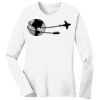 1-DAY RUSH NO MINIMUM Ladies Long Sleeve Crew Neck T-Shirt Thumbnail