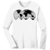 1-DAY RUSH NO MINIMUM Ladies Long Sleeve Crew Neck T-Shirt Thumbnail