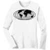 1-DAY RUSH NO MINIMUM Ladies Long Sleeve Crew Neck T-Shirt Thumbnail
