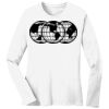 1-DAY RUSH NO MINIMUM Ladies Long Sleeve Crew Neck T-Shirt Thumbnail