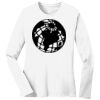 1-DAY RUSH NO MINIMUM Ladies Long Sleeve Crew Neck T-Shirt Thumbnail