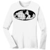 1-DAY RUSH NO MINIMUM Ladies Long Sleeve Crew Neck T-Shirt Thumbnail