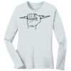 1-DAY RUSH NO MINIMUM Ladies Long Sleeve Crew Neck T-Shirt Thumbnail