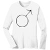 1-DAY RUSH NO MINIMUM Ladies Long Sleeve Crew Neck T-Shirt Thumbnail
