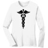 1-DAY RUSH NO MINIMUM Ladies Long Sleeve Crew Neck T-Shirt Thumbnail