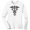 1-DAY RUSH NO MINIMUM Ladies Long Sleeve Crew Neck T-Shirt Thumbnail