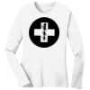 1-DAY RUSH NO MINIMUM Ladies Long Sleeve Crew Neck T-Shirt Thumbnail