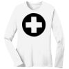 1-DAY RUSH NO MINIMUM Ladies Long Sleeve Crew Neck T-Shirt Thumbnail