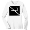 1-DAY RUSH NO MINIMUM Ladies Long Sleeve Crew Neck T-Shirt Thumbnail