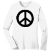 1-DAY RUSH NO MINIMUM Ladies Long Sleeve Crew Neck T-Shirt Thumbnail
