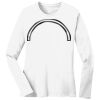 1-DAY RUSH NO MINIMUM Ladies Long Sleeve Crew Neck T-Shirt Thumbnail